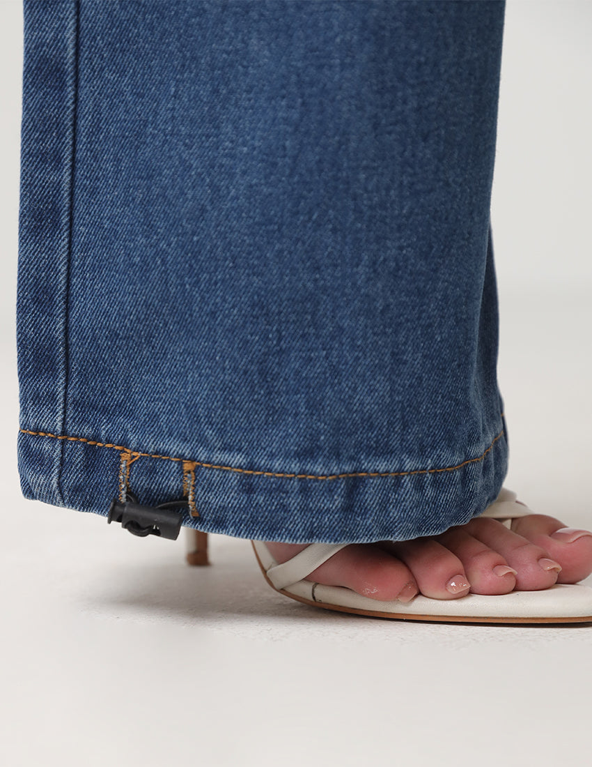 Straight Blue Jeans