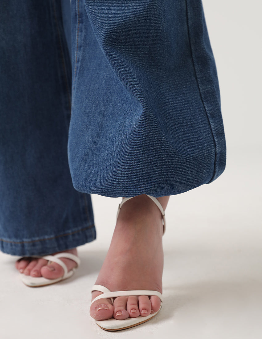 Straight Blue Jeans