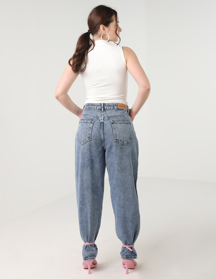 بنطلون جينز بوي فريند