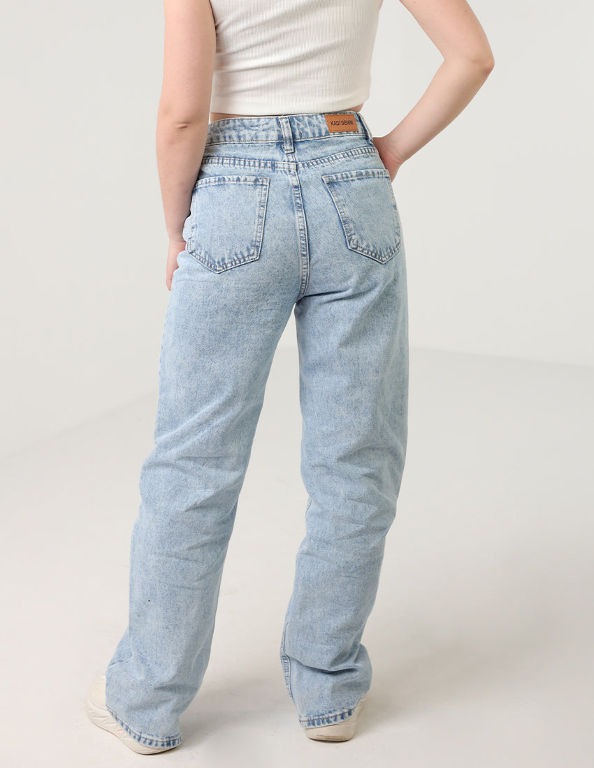 Light Blue Wide Legged Jeans