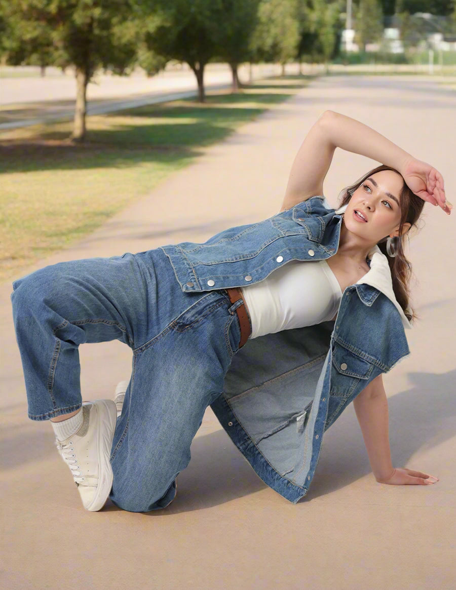 بنطلون جينز مناسب للأمهات