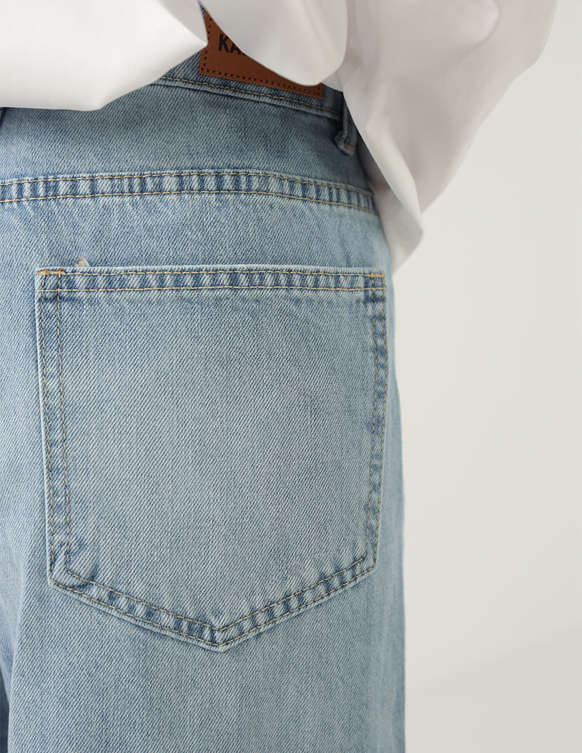 Blue Wide Legged Jeans