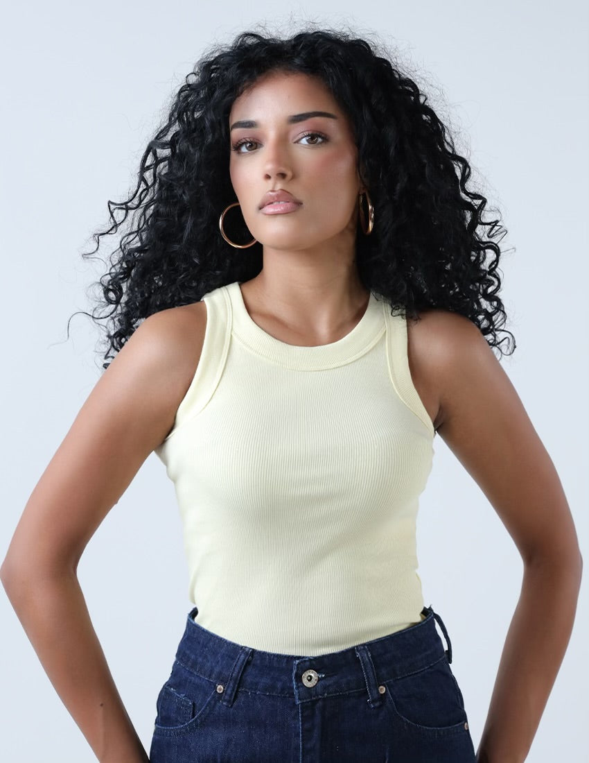 Striped Basic Tank Top