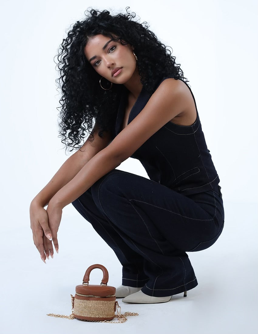 طقم سترة وبنطلون جينز