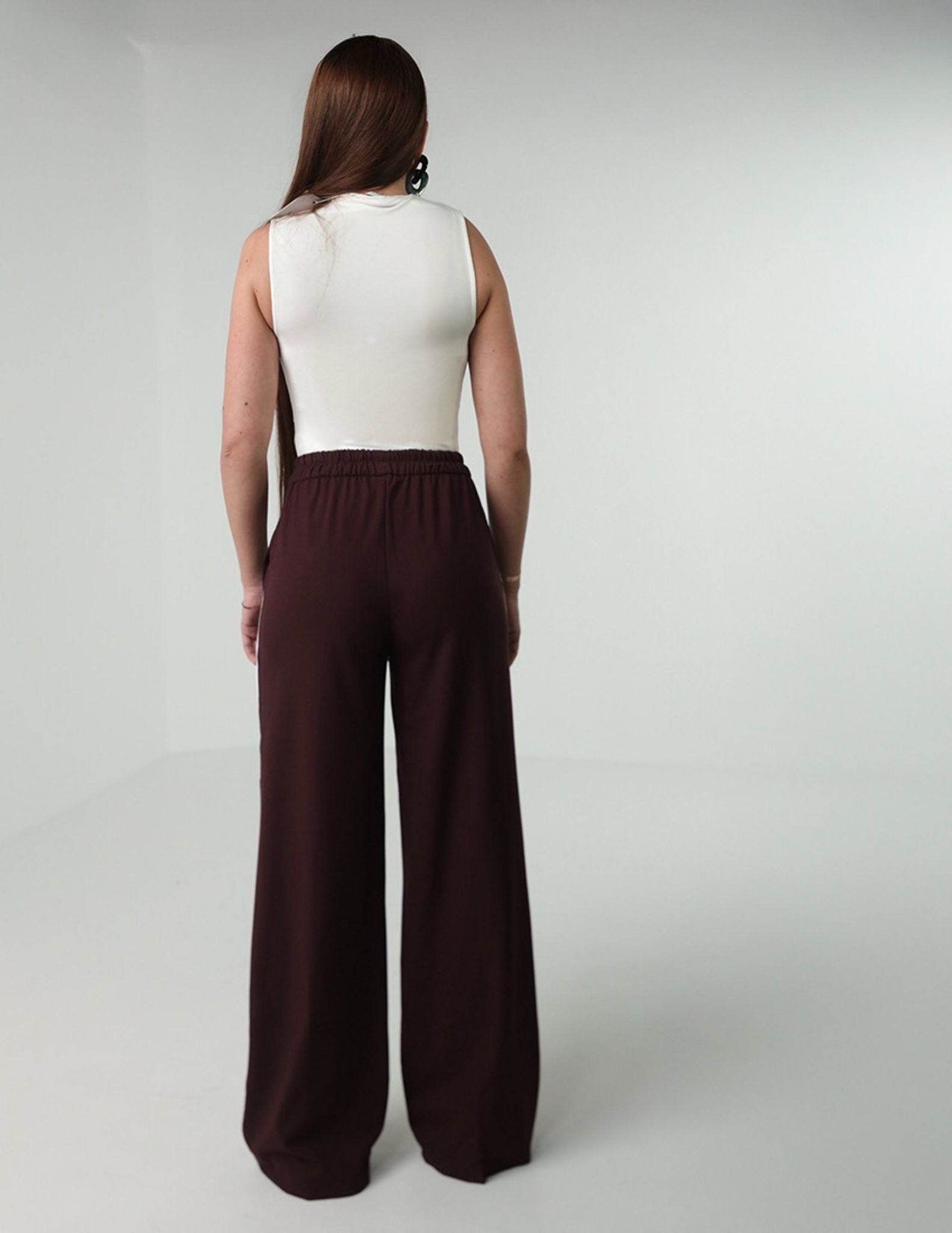Wide Leg SweatPants With Side Line