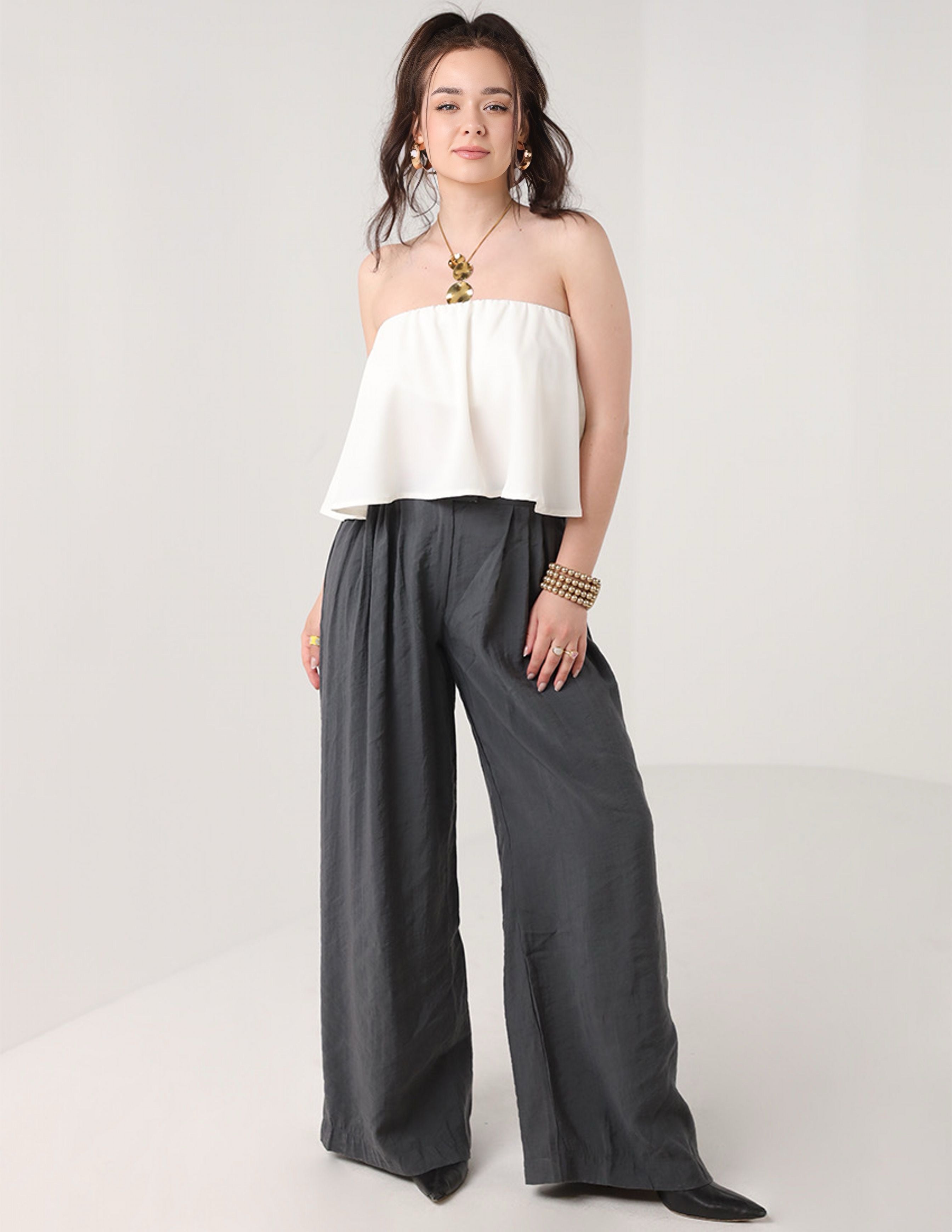 بنطلون واسع الساق