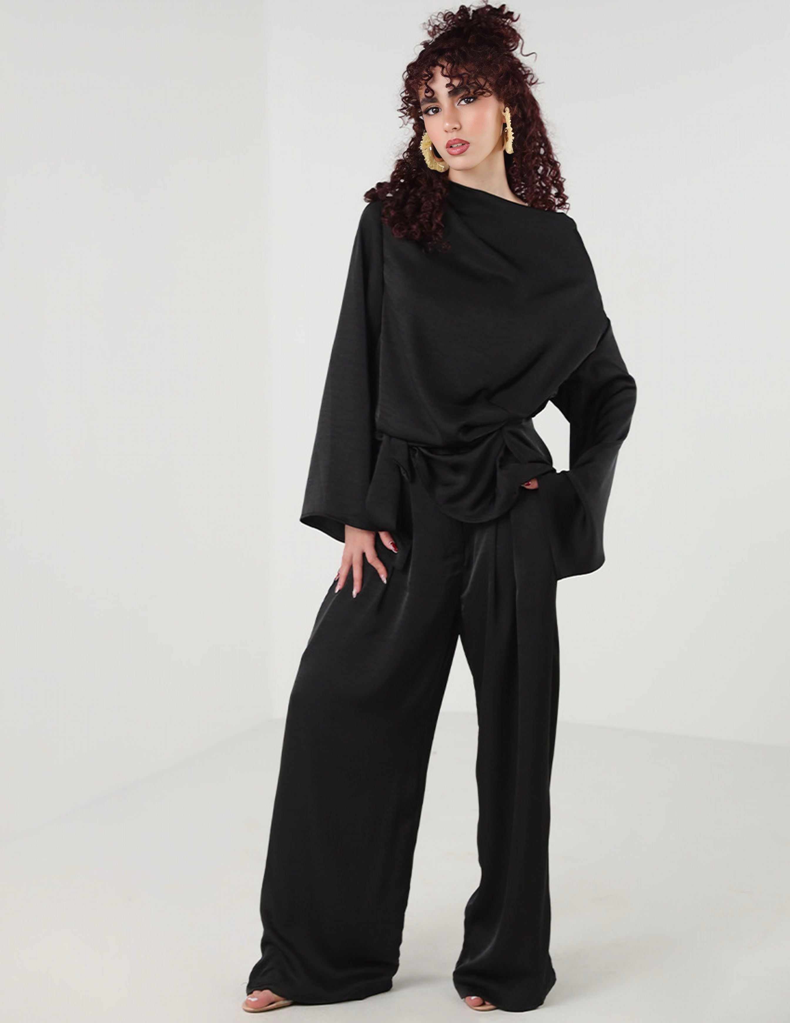 Two Pieces Set Blouse and pants