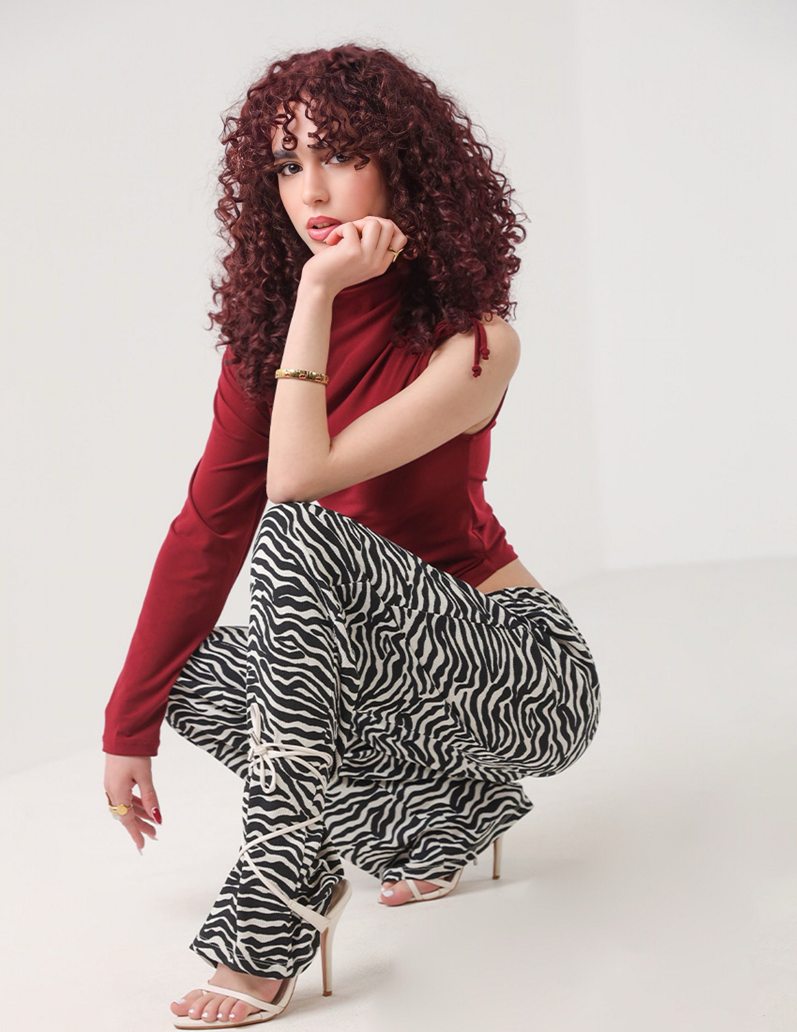 بنطلون زيبرا