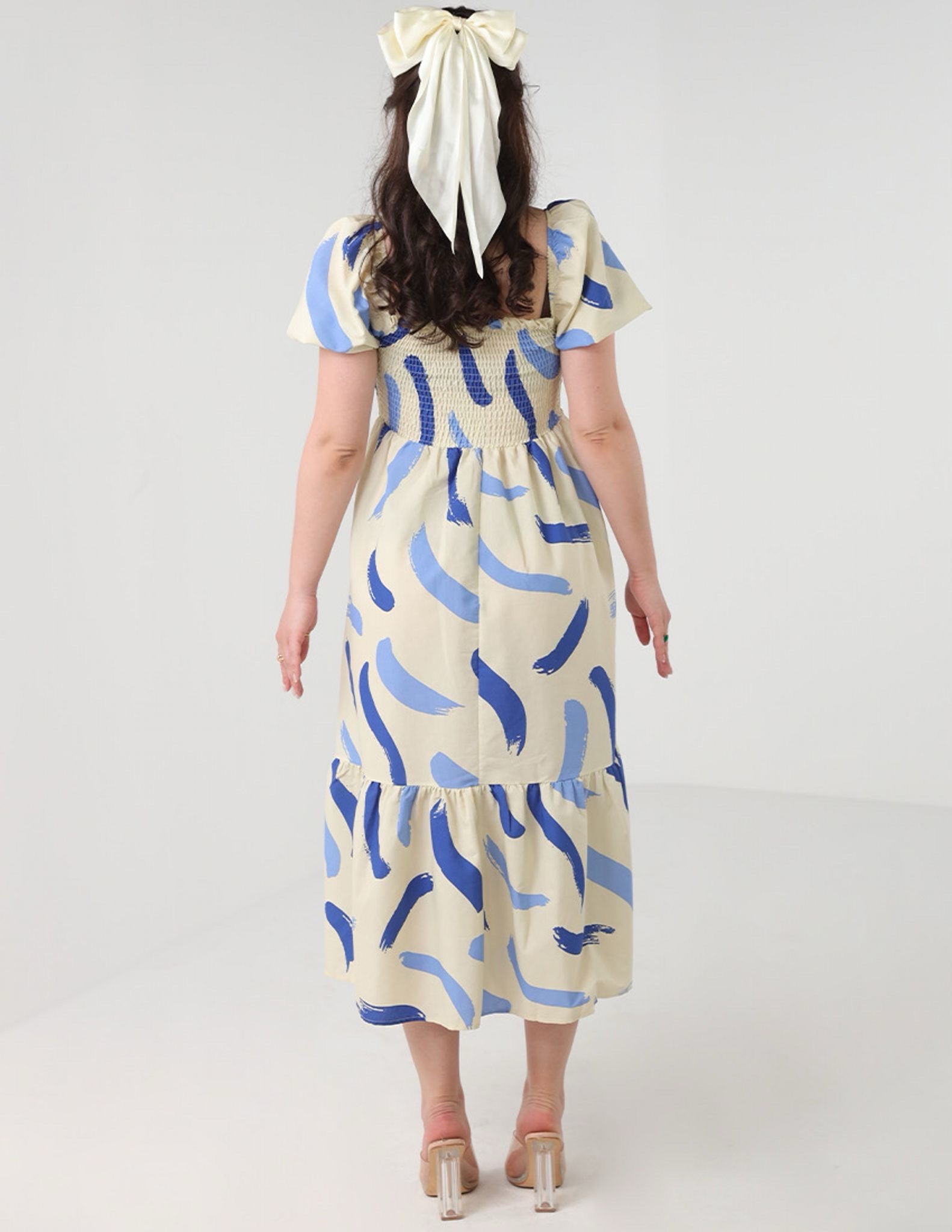 فستان بيج مطبوع