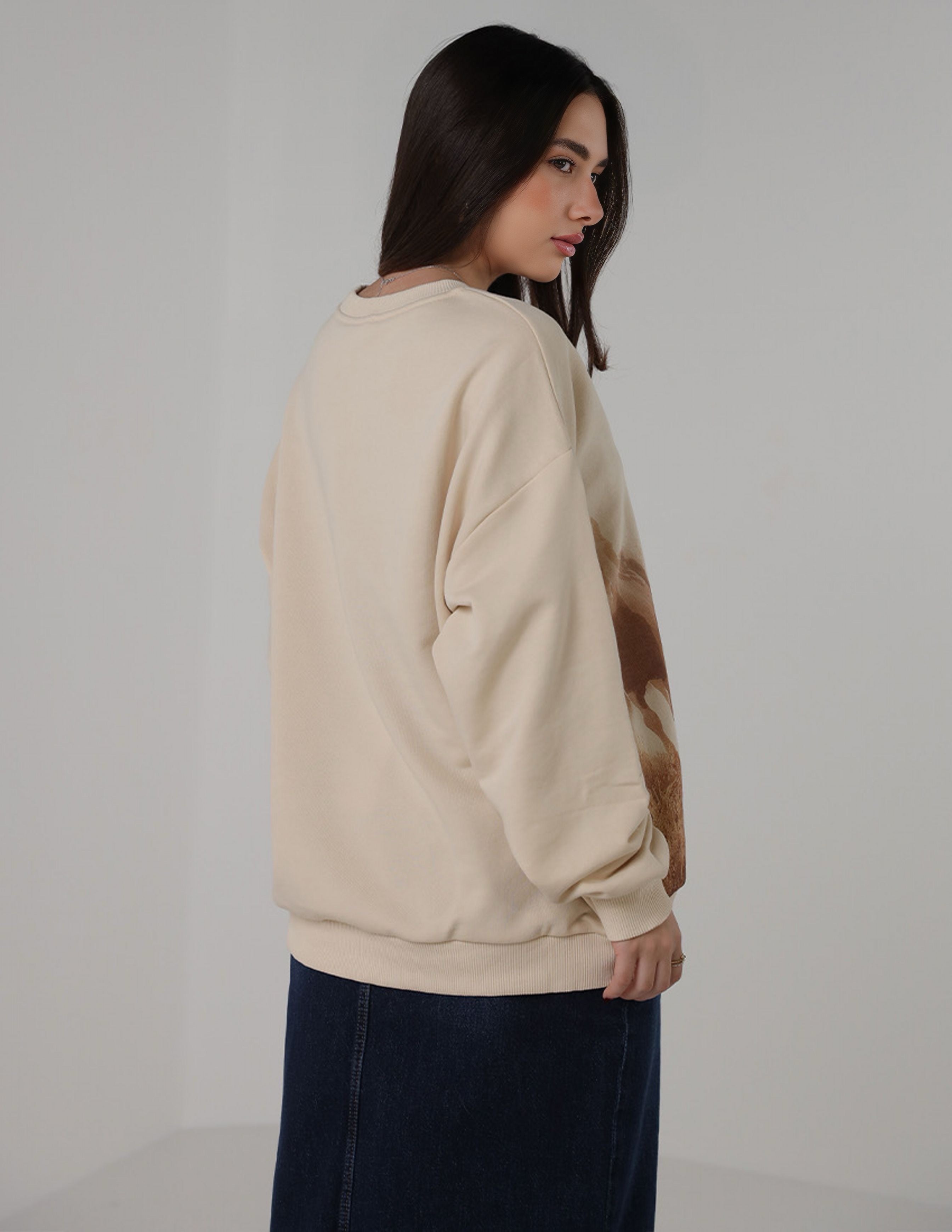 سويت شيرت رعاة البقر الجرافيكي