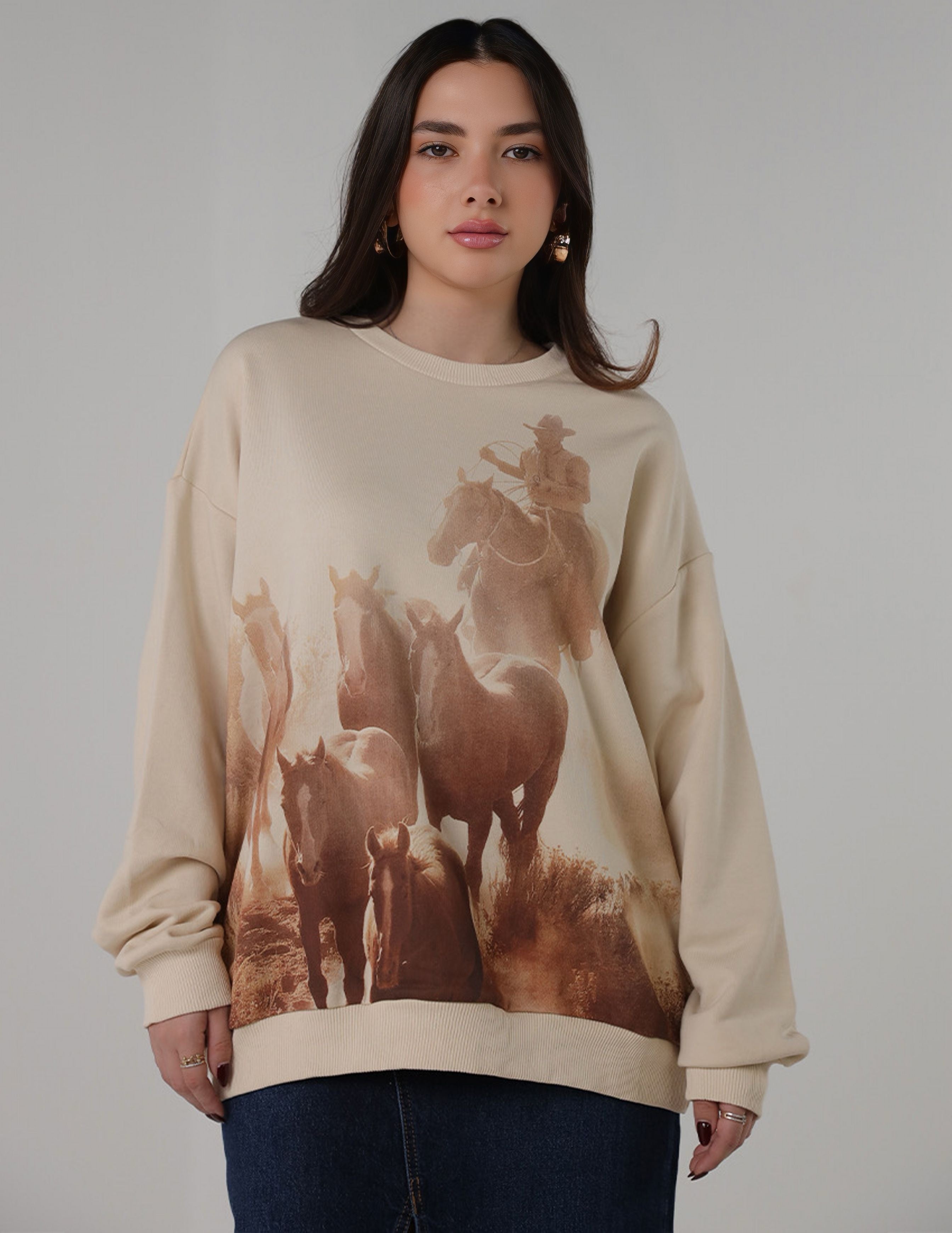 Graphic Cowboy Sweatshirt