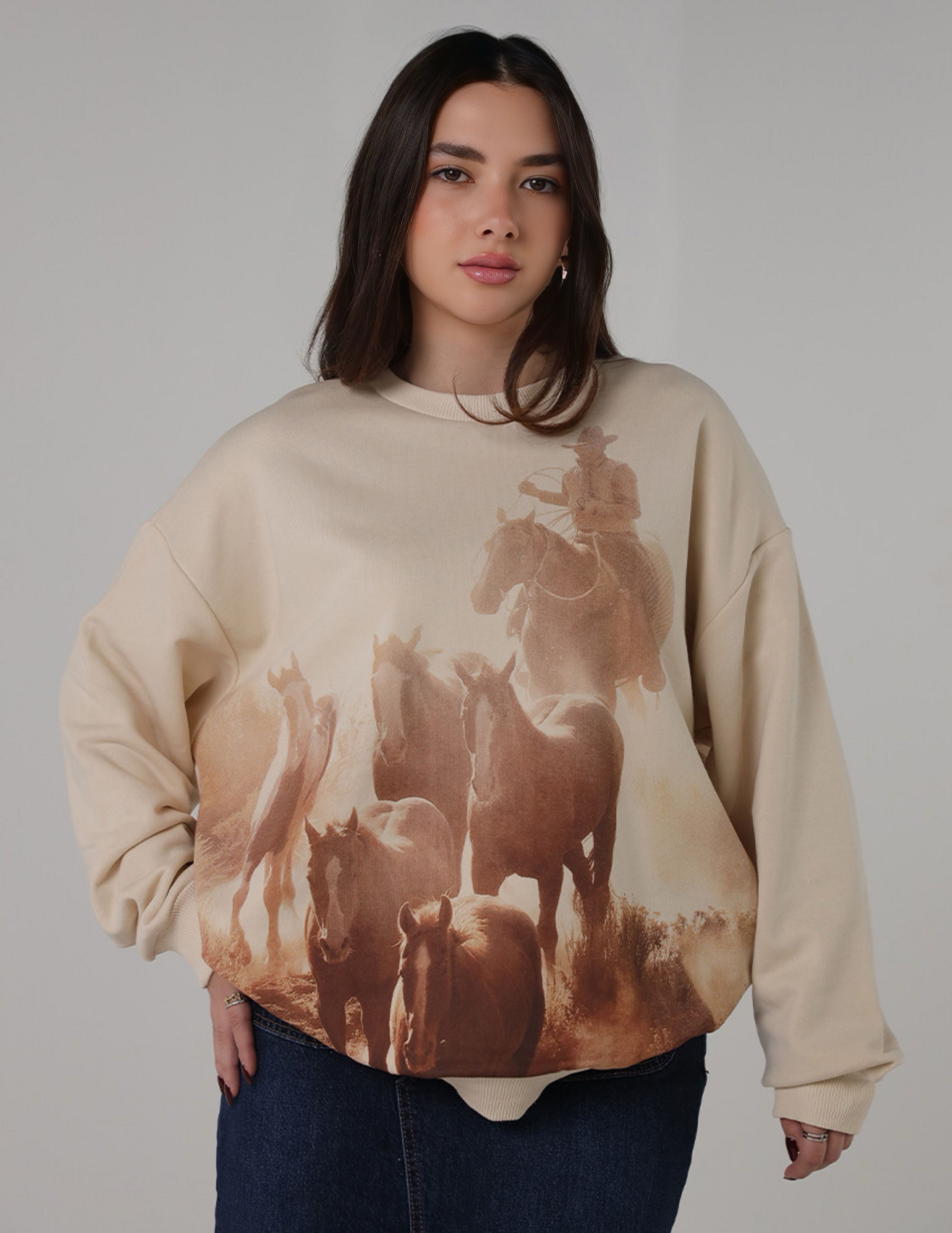 Graphic Cowboy Sweatshirt