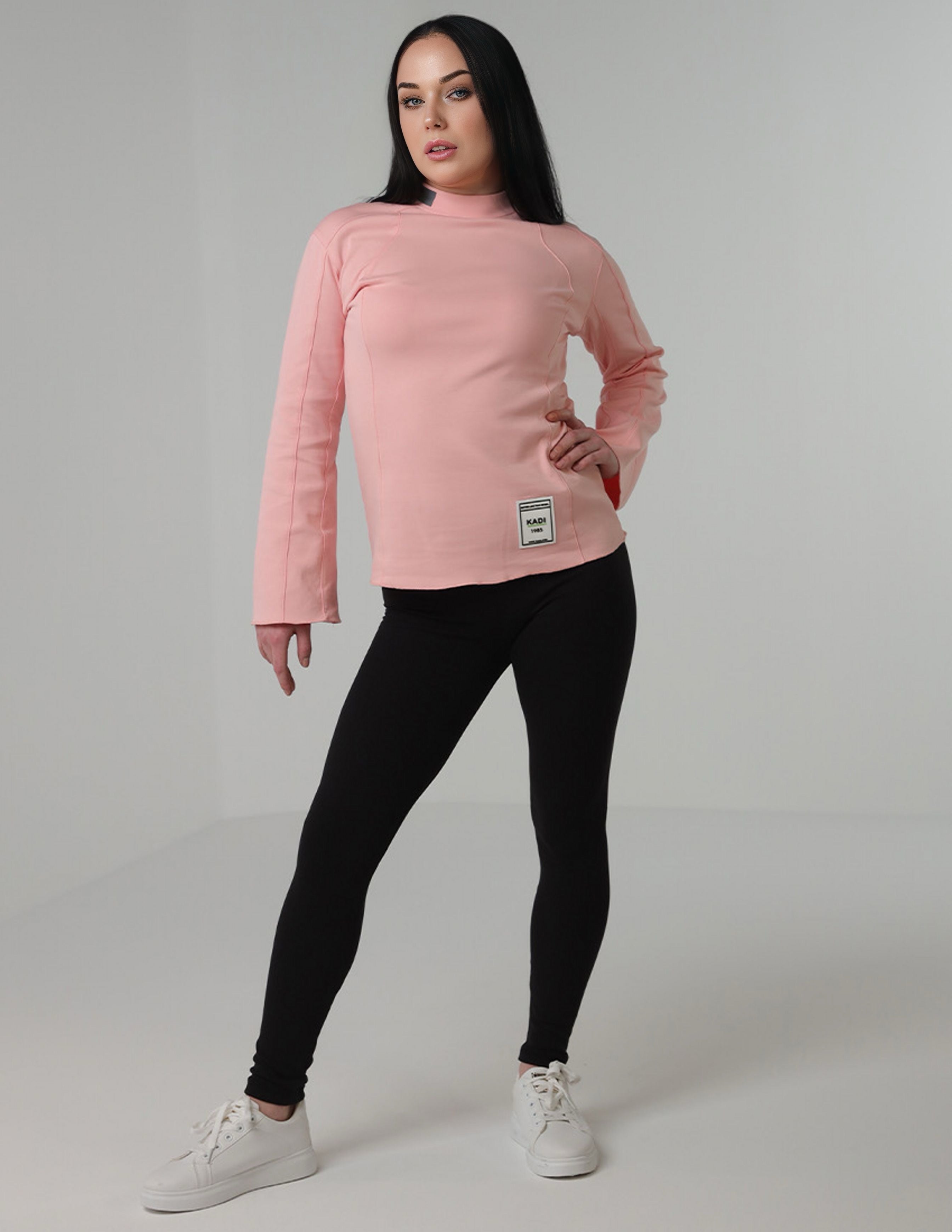 بنطال ضيق من الليكرا المضلع