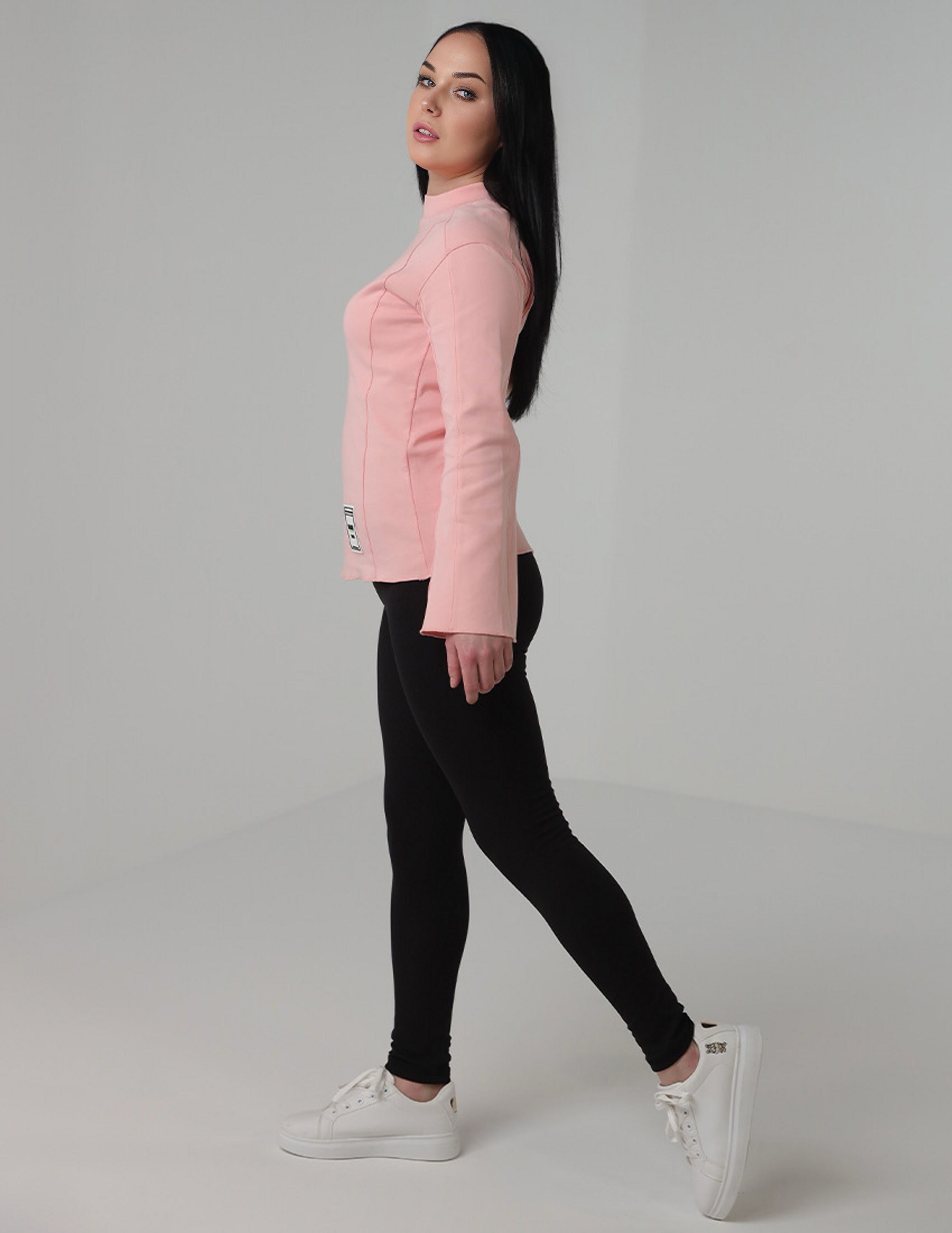 بنطال ضيق من الليكرا المضلع