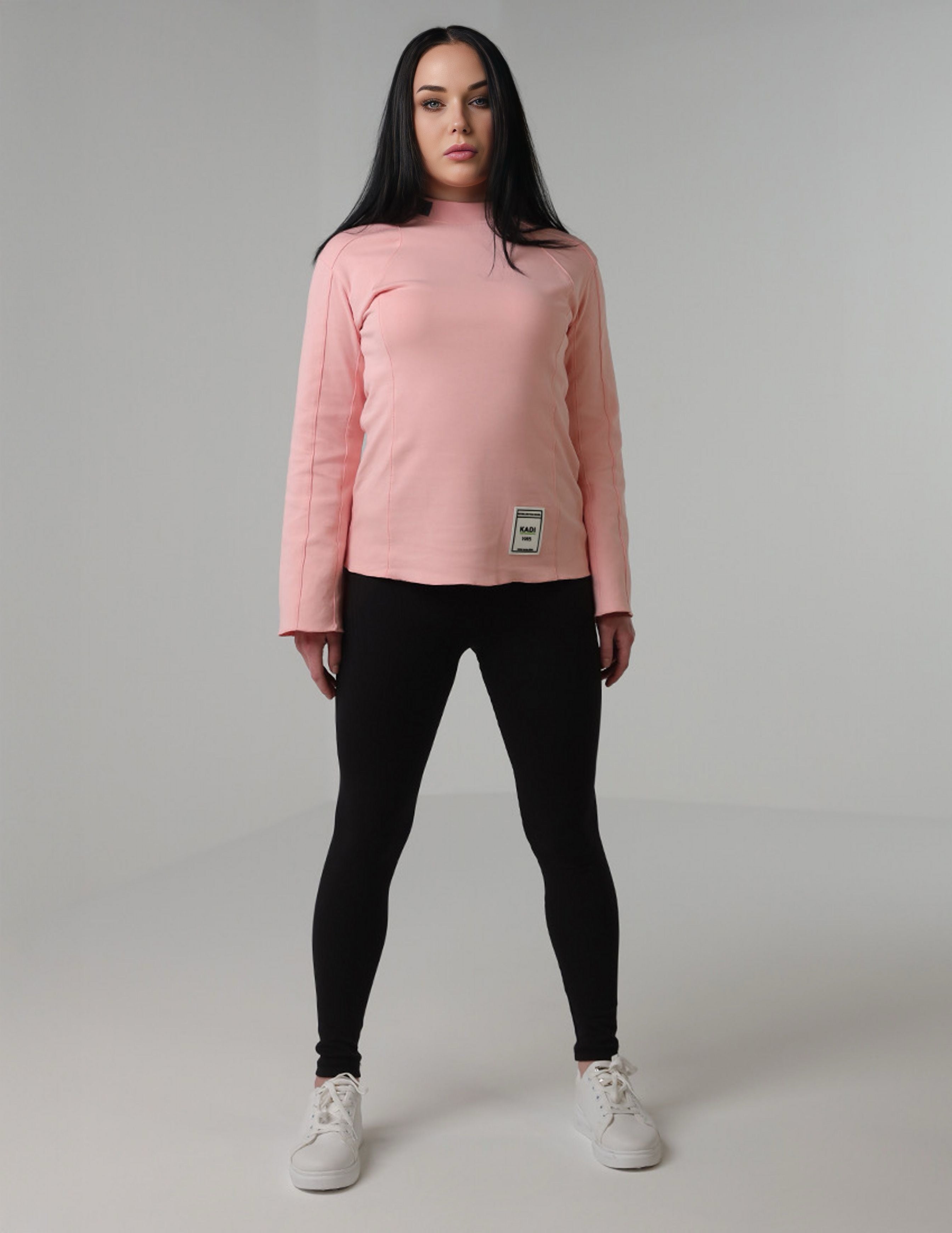 بنطال ضيق من الليكرا المضلع