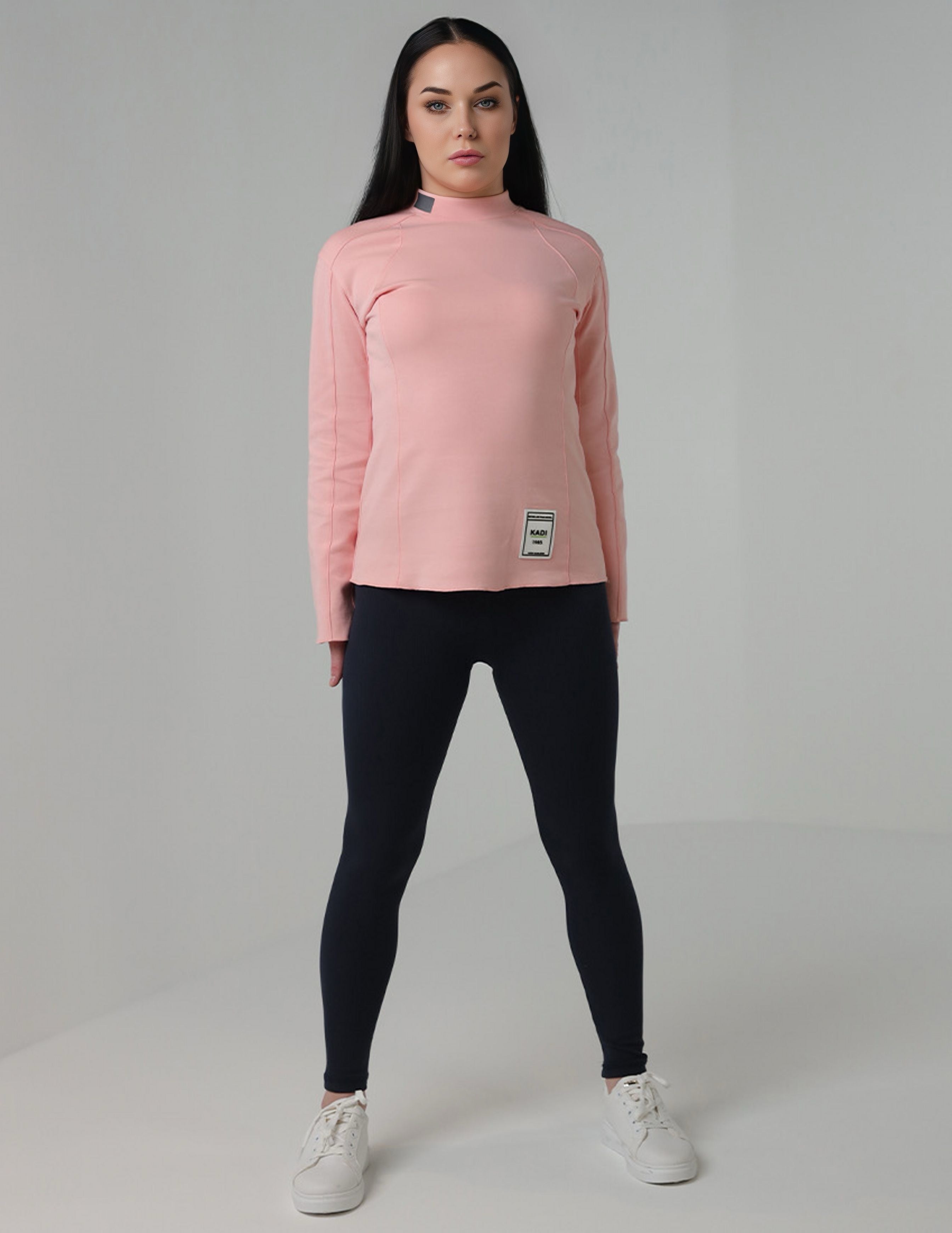 بنطال ضيق من الليكرا المضلع