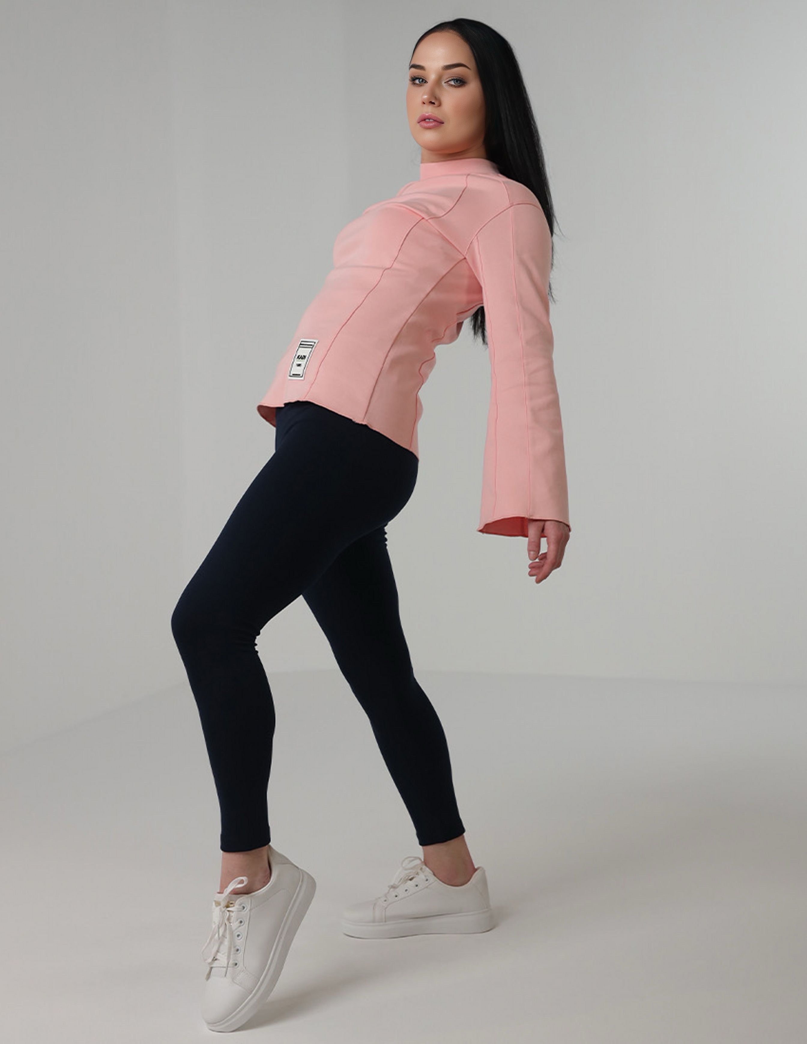 بنطال ليجنز من الليكرا بخصر مرتفع