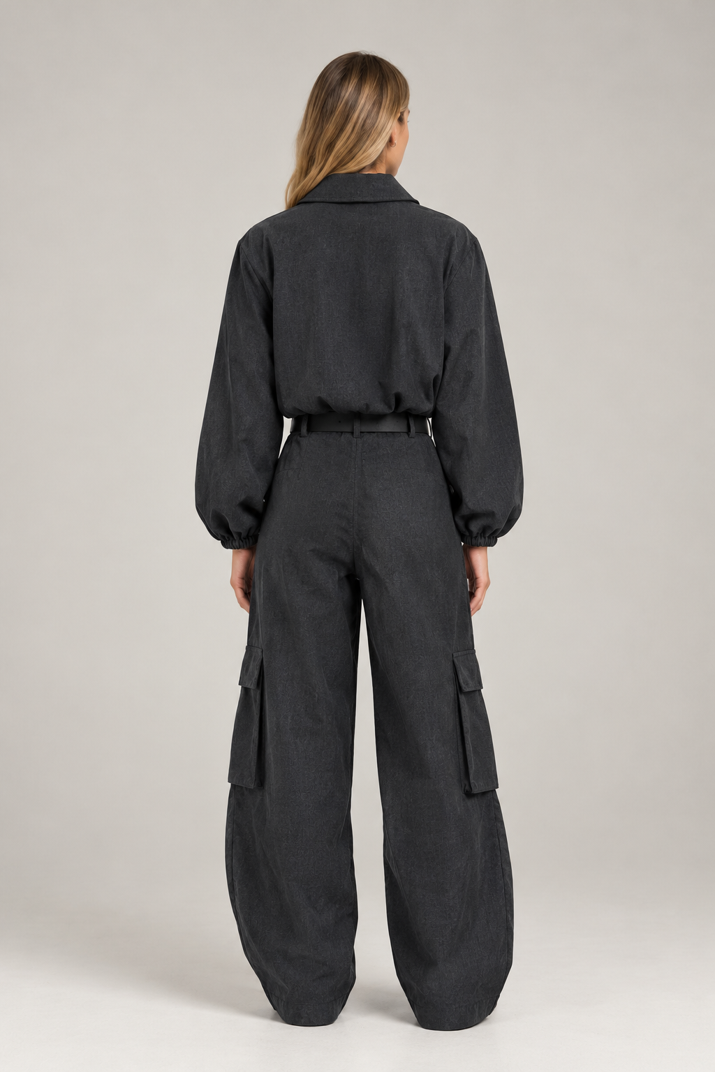 Bamber Charcoal Zip-Up Jacket
