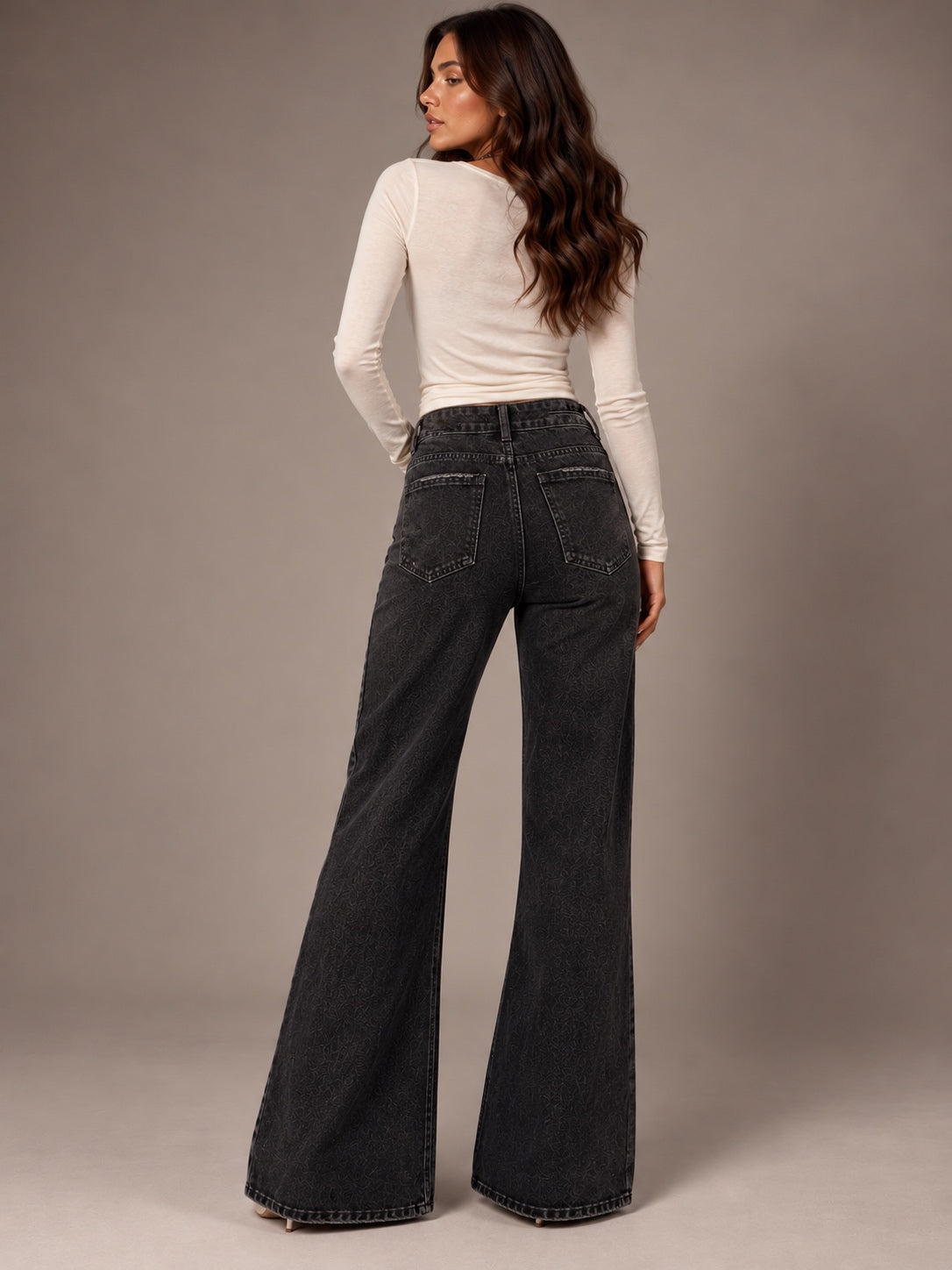 Black jeans with rips