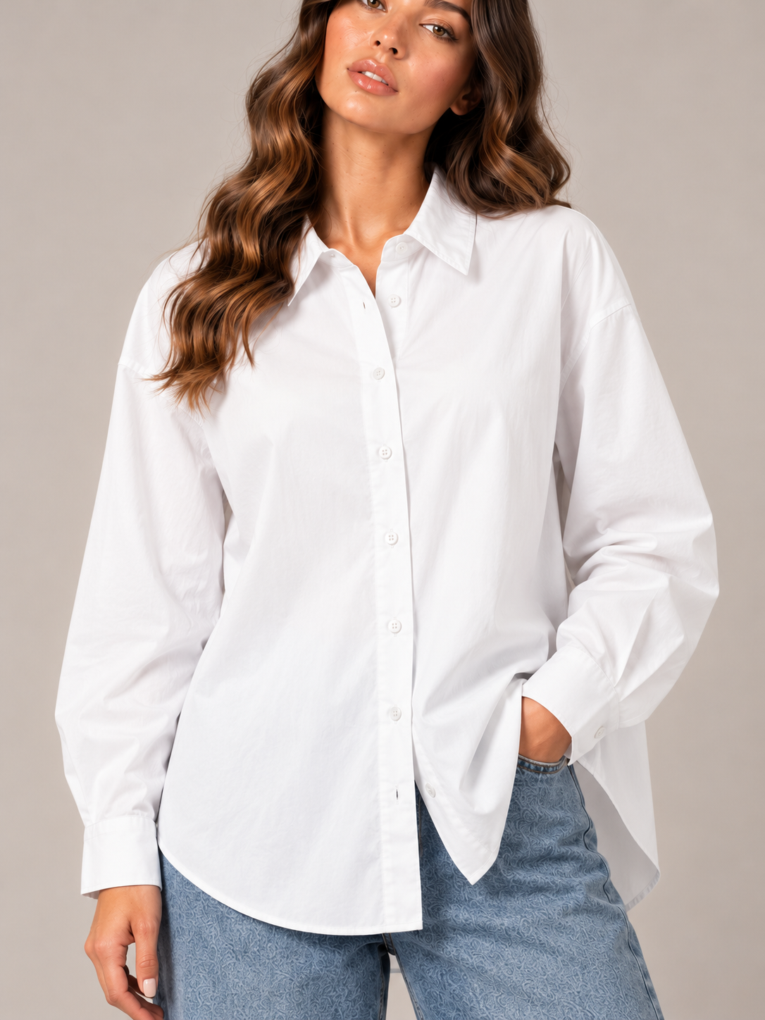 Oversized long shirt