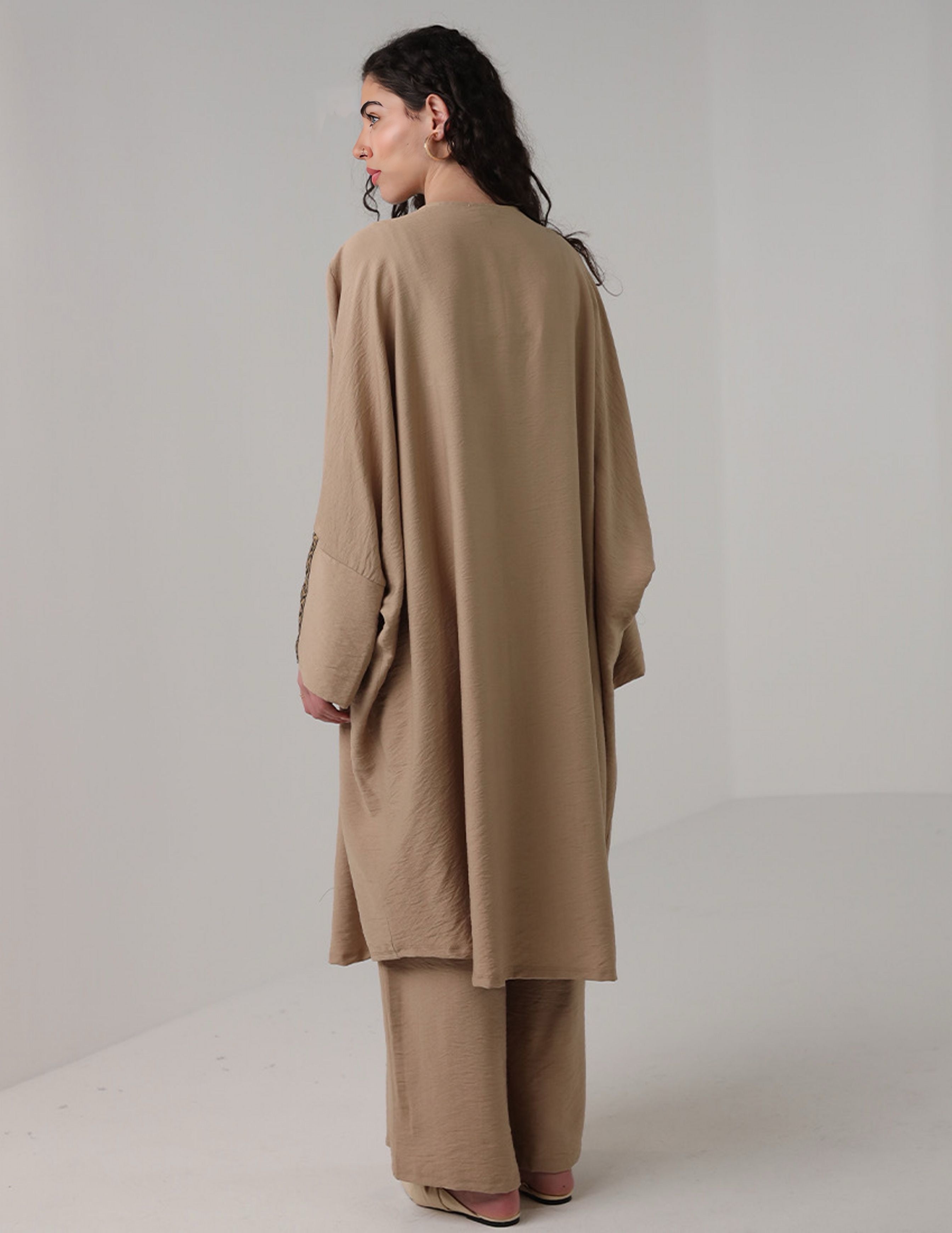 Two-Piece Set with Embroidered Details