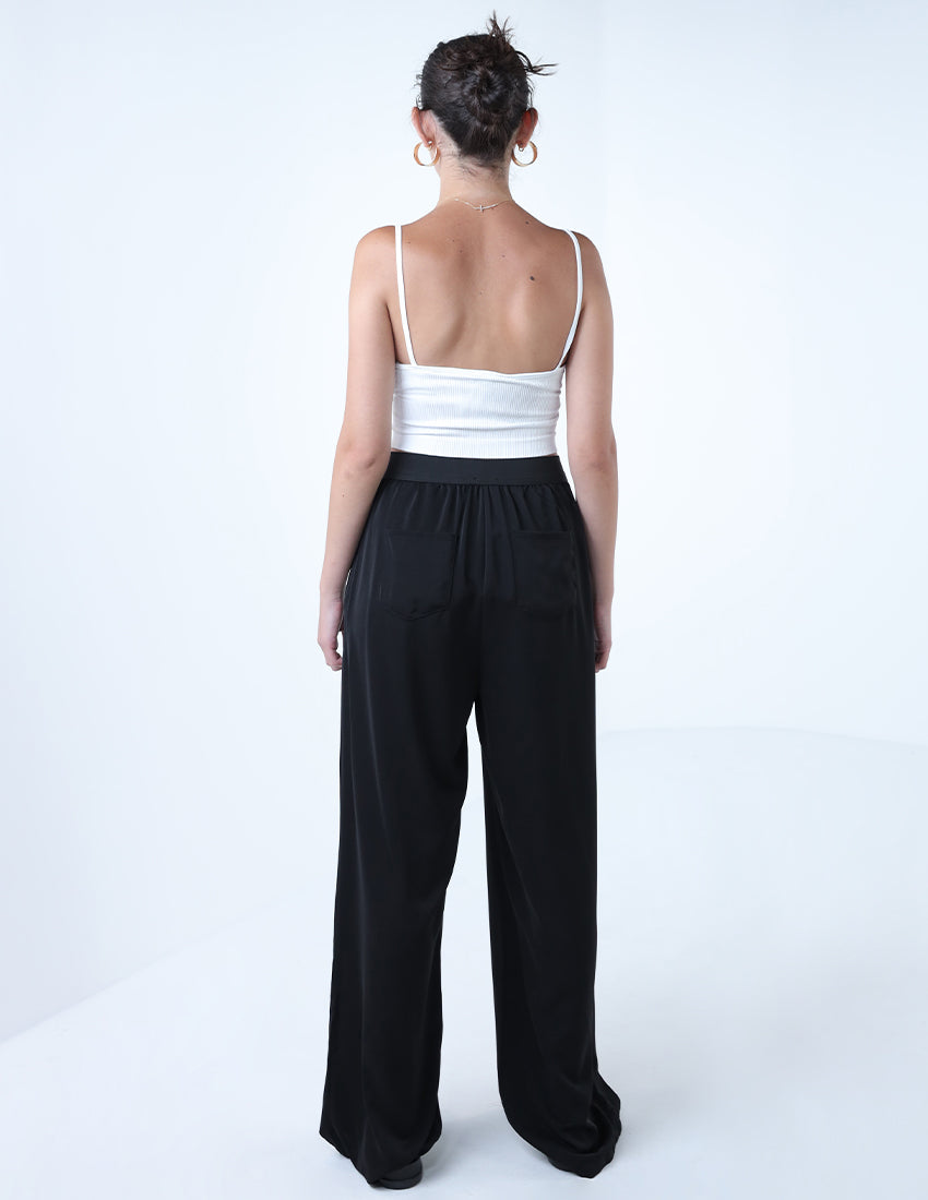 Satin Wide Legged Pants