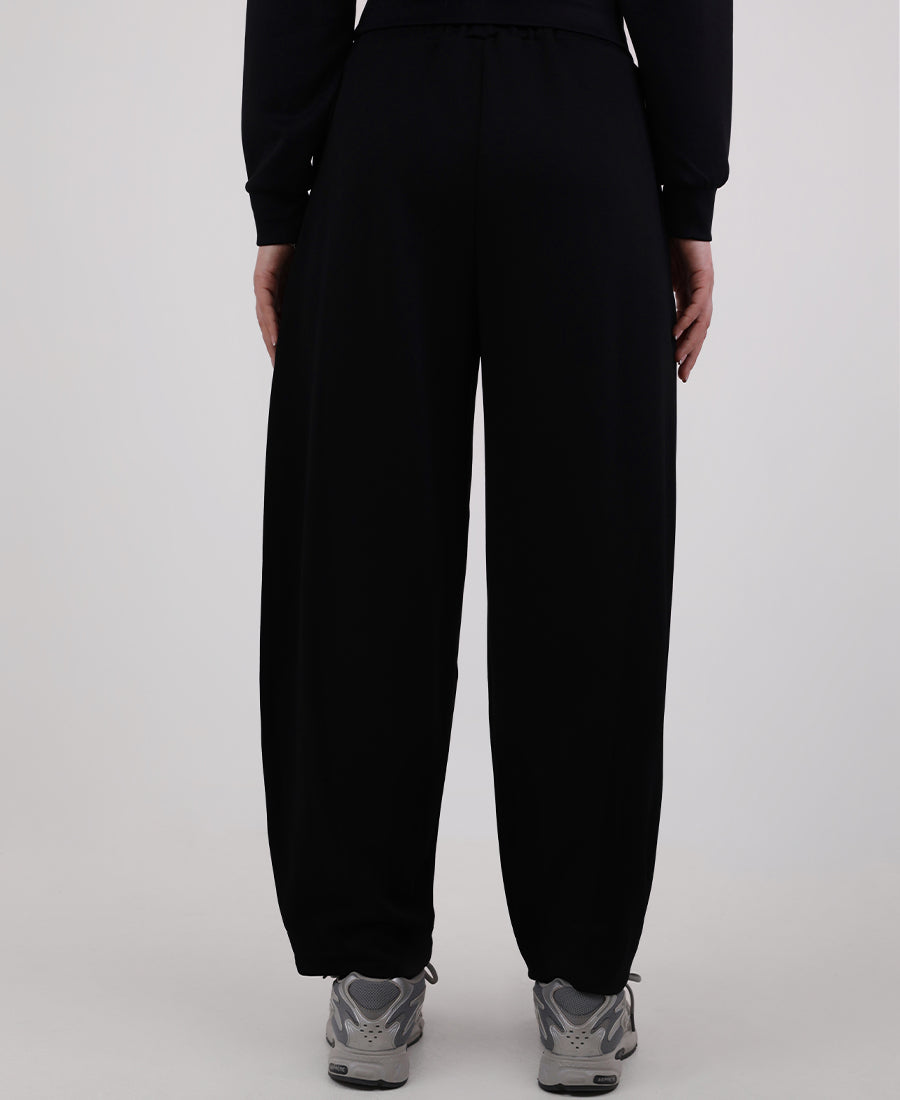 Cotton sweatpants with elastic waist