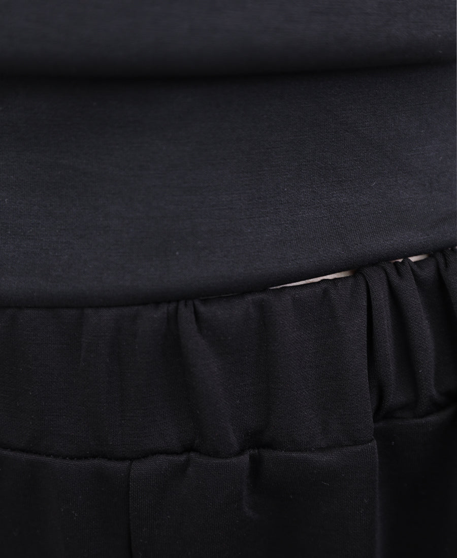 Cotton sweatpants with elastic waist