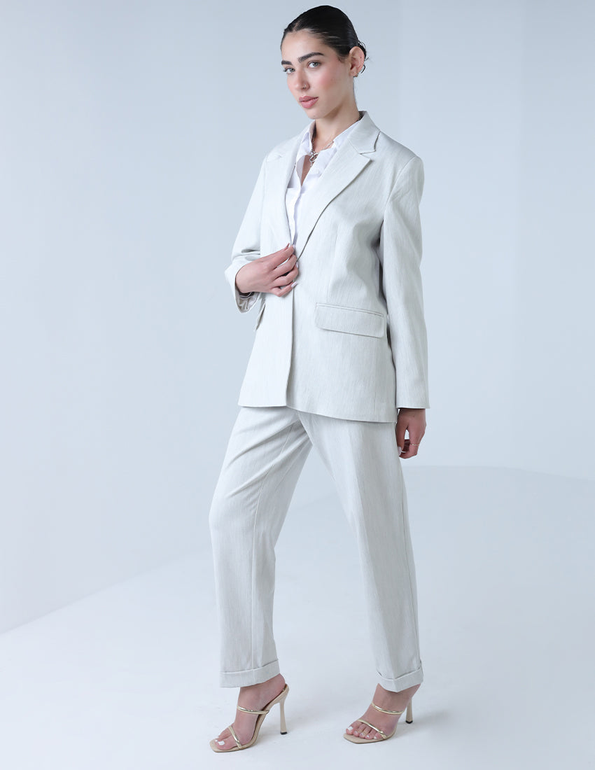 Two Piece Power Suit