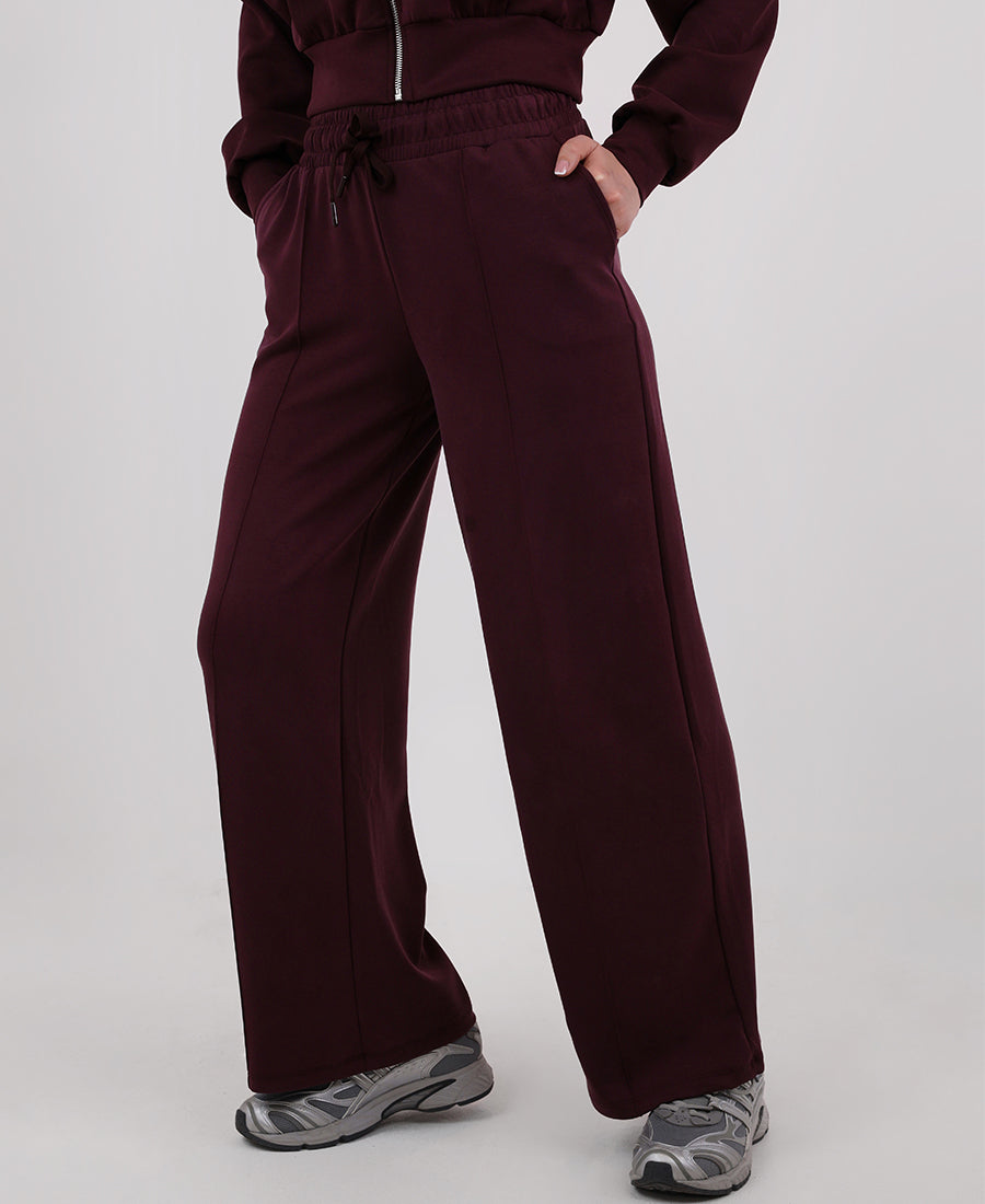 Sweet Pant Wide Leg Mid-Length Elastic Waist