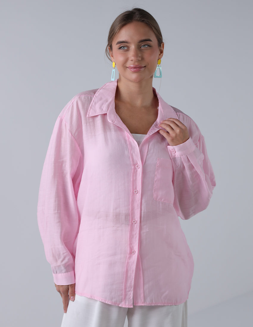 Oversized Linen Shirt