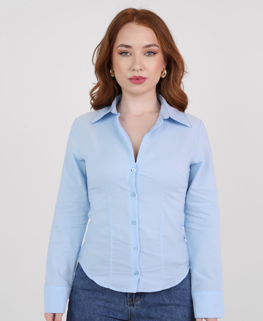 Plain fit shirt