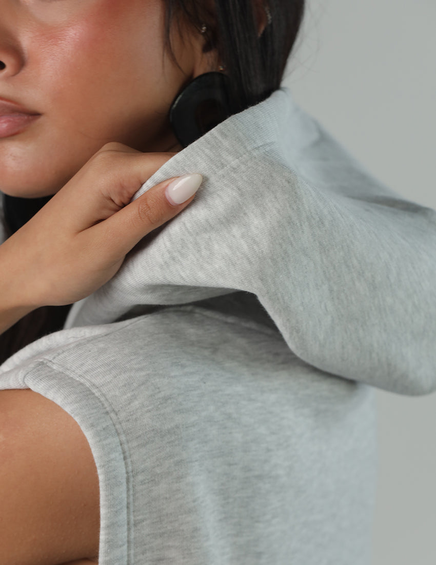 "NYC" sleeveless hoodie