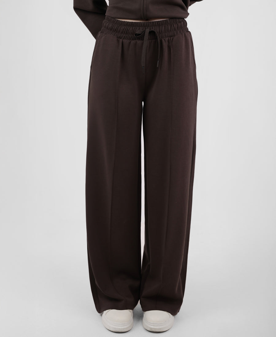 Sweet Pant Wide Leg Mid-Length Elastic Waist