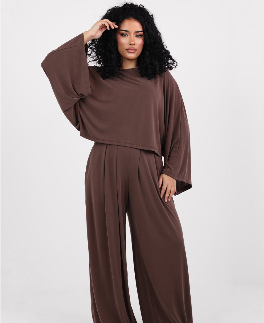 Batwing oversize blouse