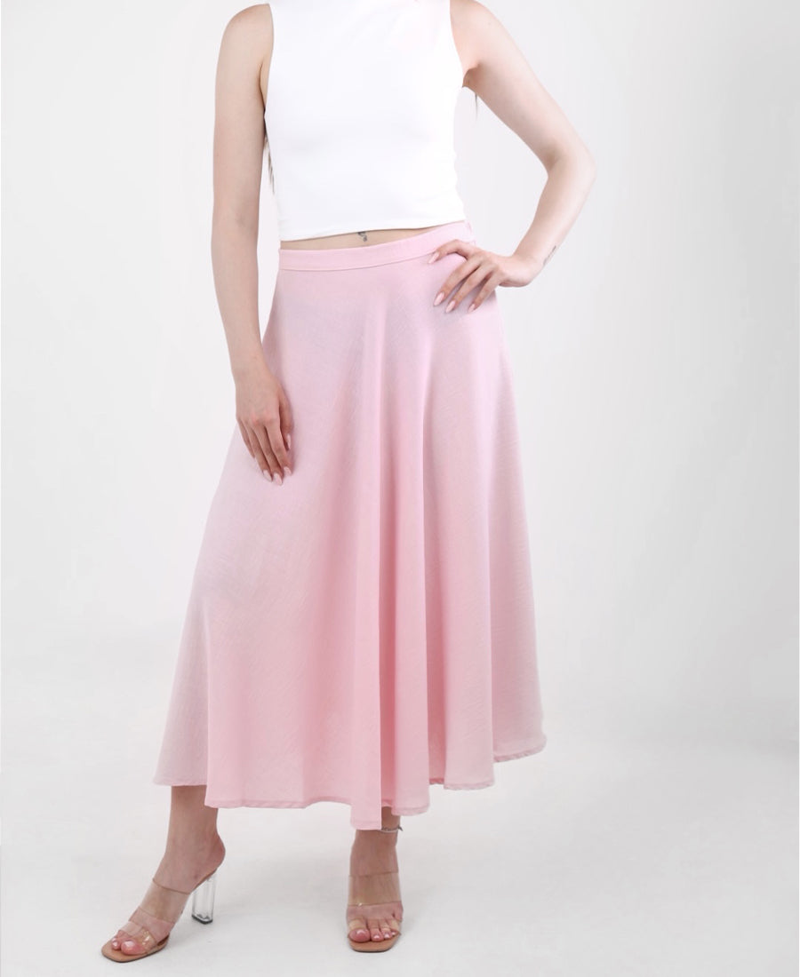 Midi flow skirt