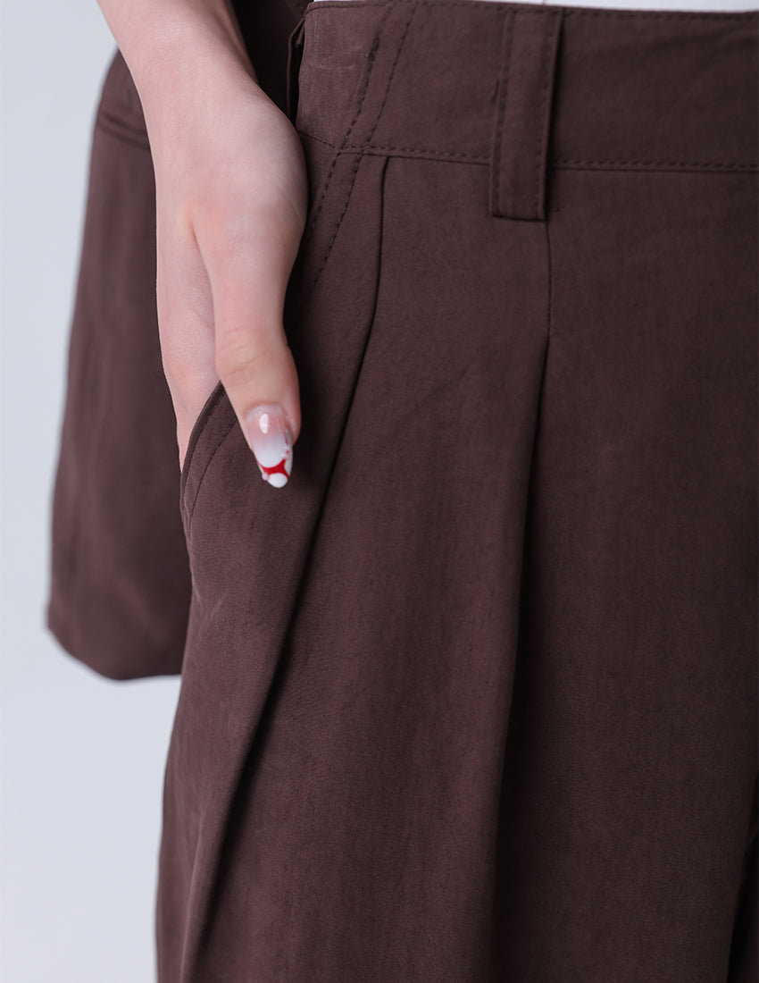 Two-piece vest with wide-leg pants