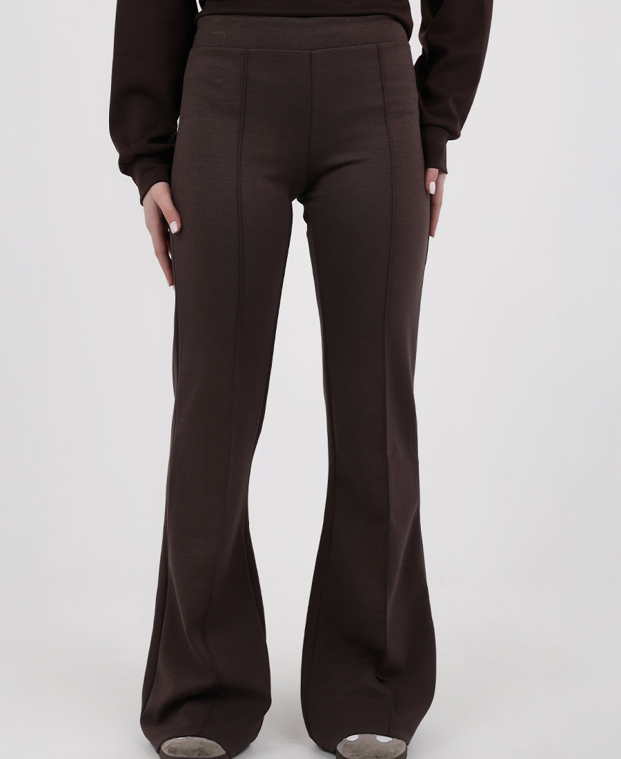 Charleston pants elastic waist with center line
