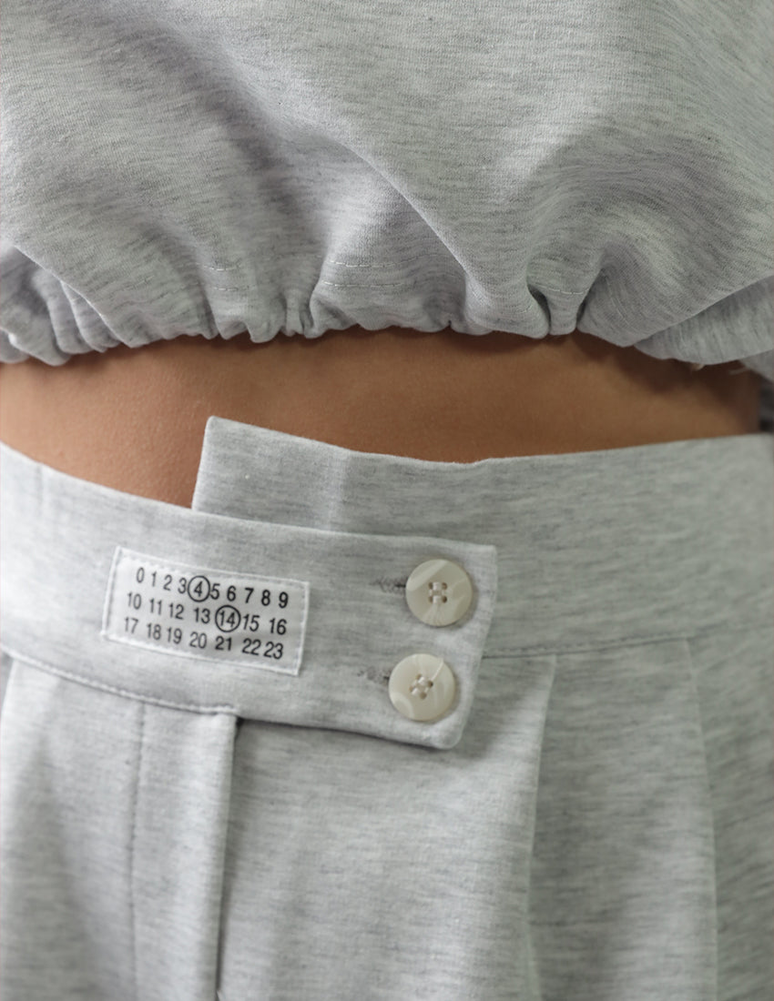 Oversized training t-shirt, sweatpants, wide leg