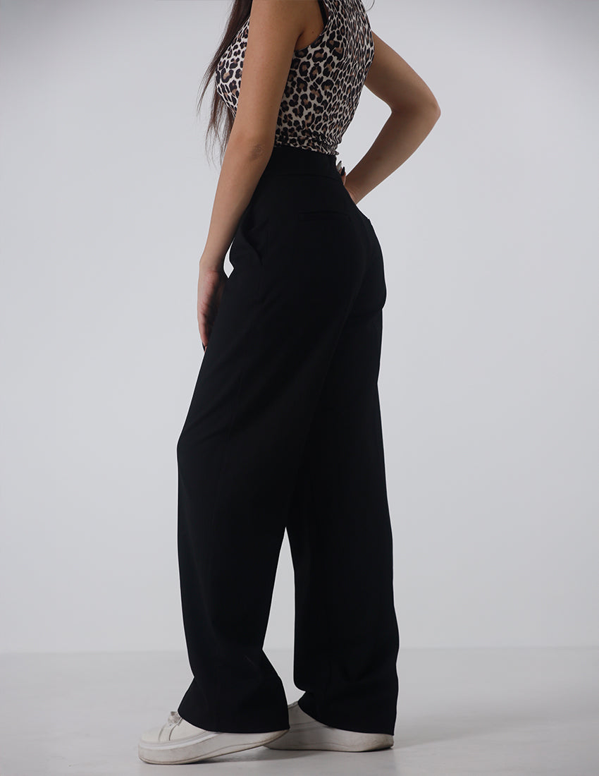 Black formal High Waist Pants