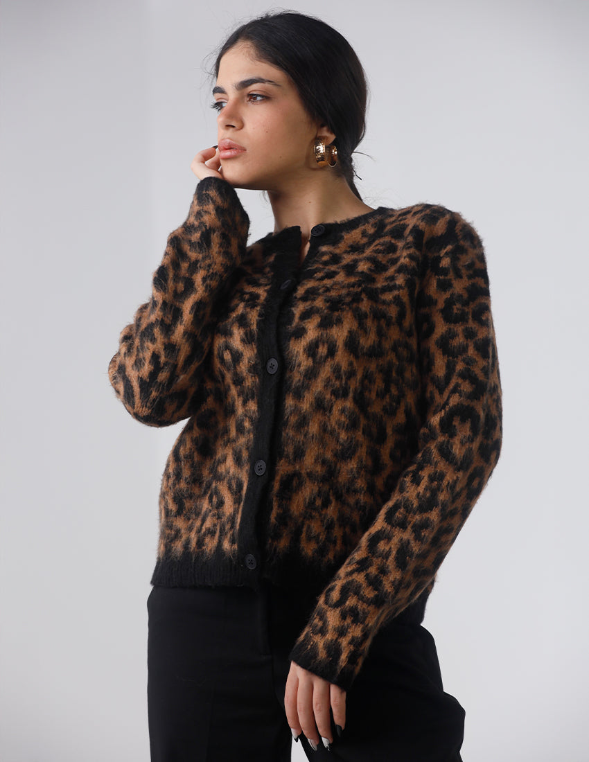 Leopard Cardigan