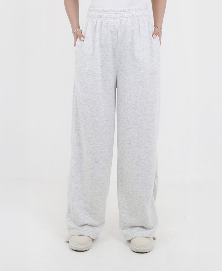 Wide Leg Cotton Sweatpants