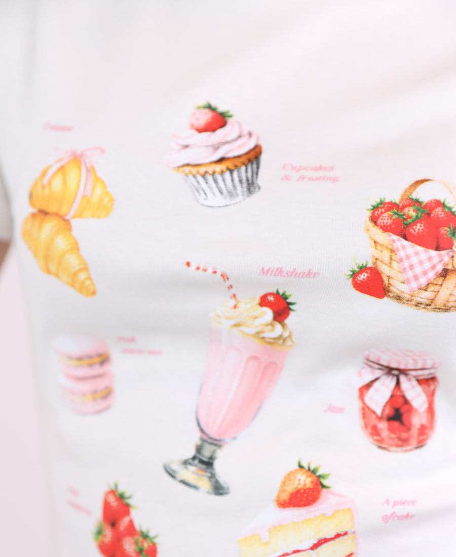 Off-white sweets T-shirt