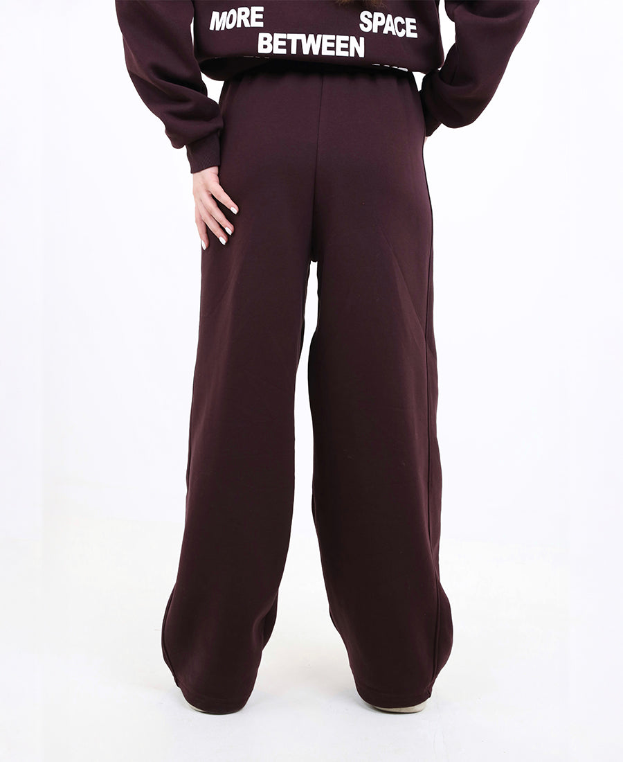Wide leg sweatpants
