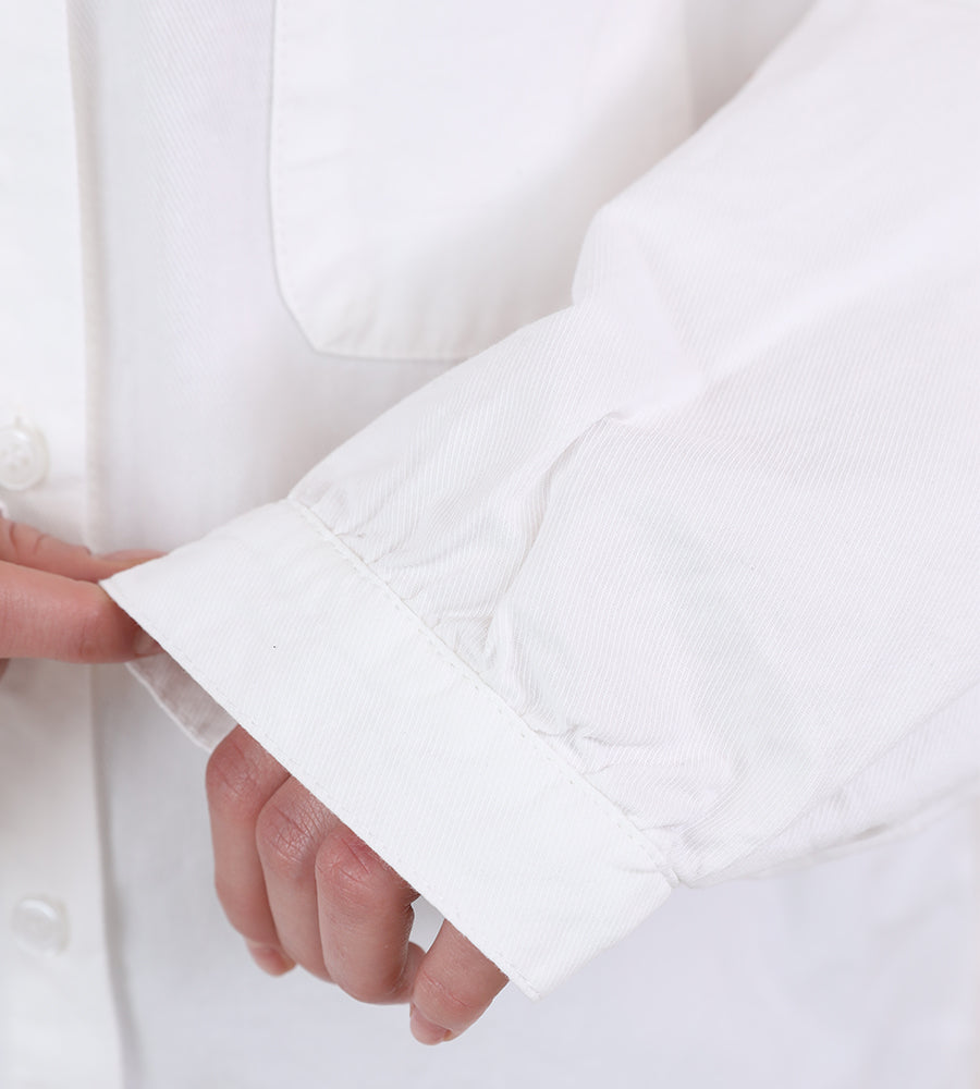 Oversized shirt with a chest pocket