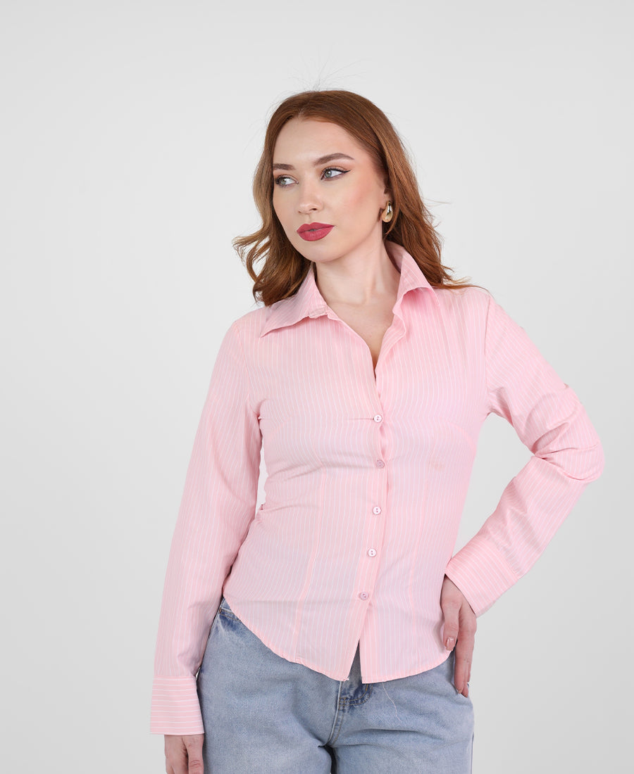 Fit striped shirt