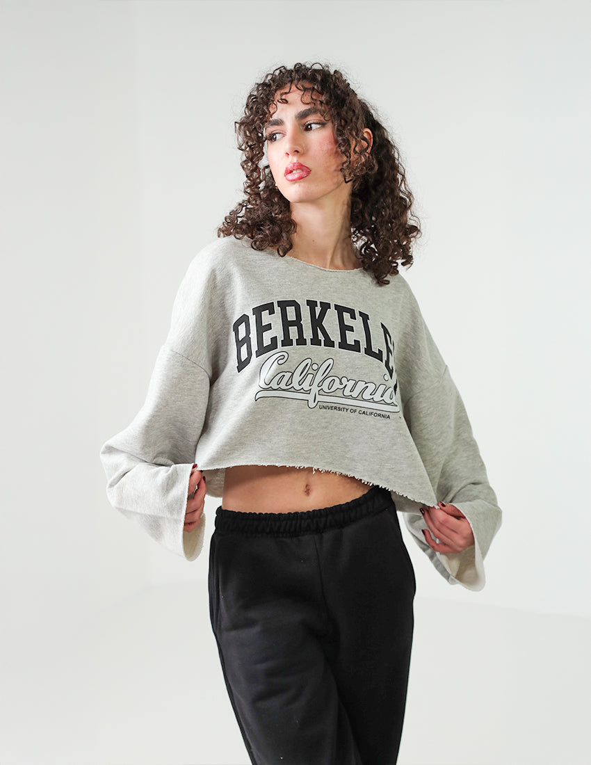Oversize Cropped blouse "BERKELEY"