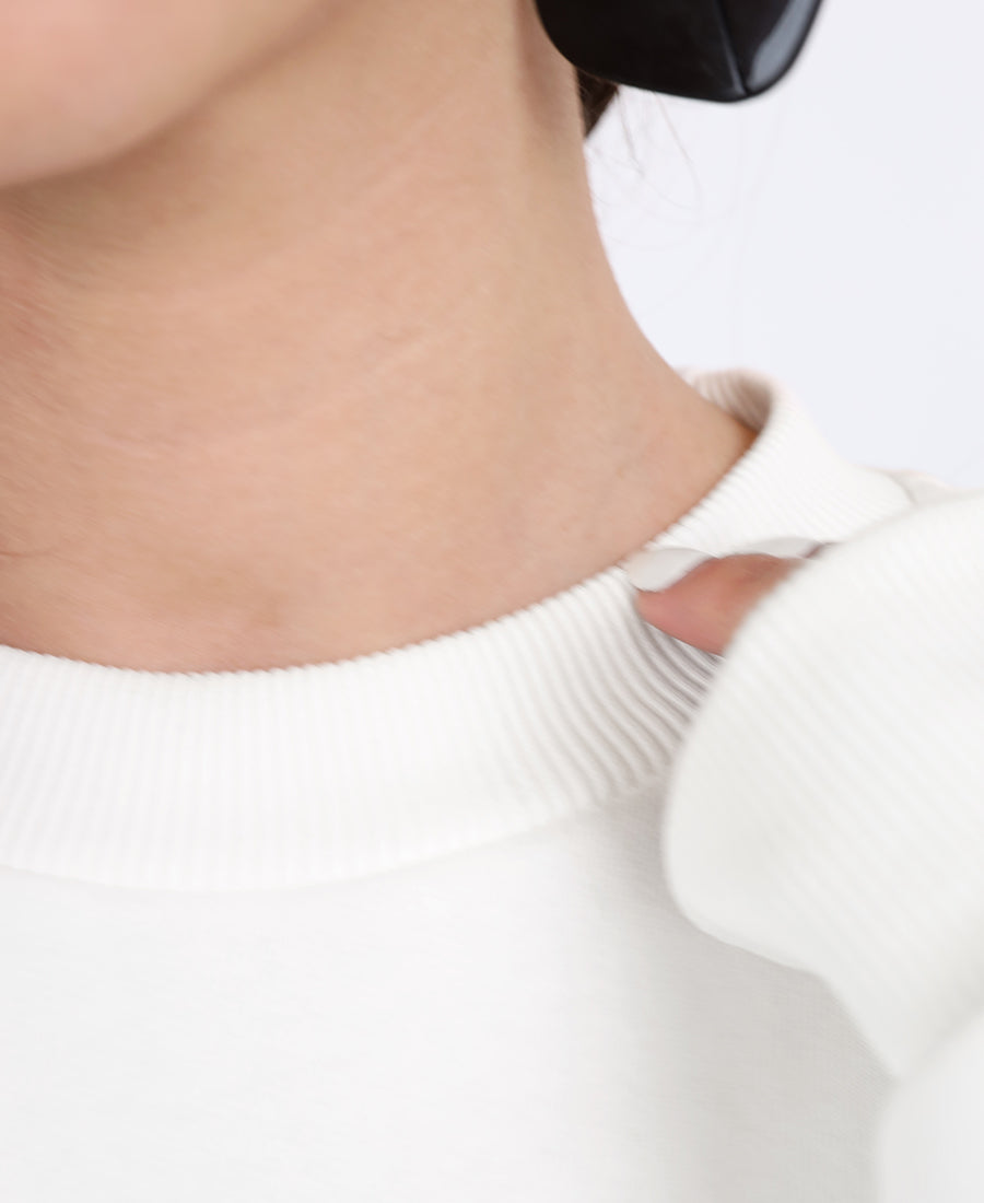 White "SOUL" sweater