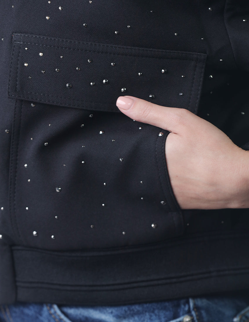 Oversized bomber jacket