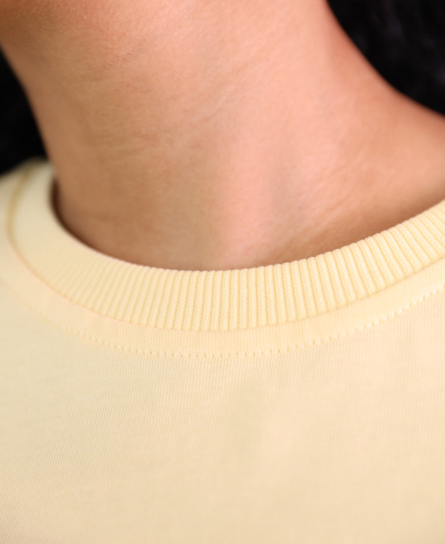 Oversize lace waist T-shirt